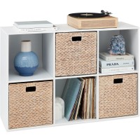 Best Choice Products 6Cube Storage Organizer 135In Shelf Opening Bookcase Display Shelf Customizable W 3 Removable Back P