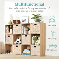 Best Choice Products 6Cube Storage Organizer 135In Shelf Opening Bookcase Display Shelf Customizable W 3 Removable Back P