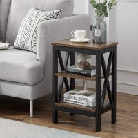 Vecelo Modern Nightstands Xdesign Side End Table Night Stand With Storage Shelf For Bedroom Living Room