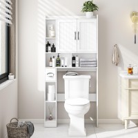 Over The Toilet Storage Cabinet Farmhouse Storage Cabinet Over Toilet With Barn Door Home Spacesaving Toilet Rack For Bathroo