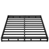 Maenizi King Size Box Spring 2 Inch Low Profile Heavy Duty Metal Box Spring Bed Base Bunkie Board Mattress Foundation Easy As