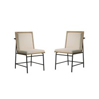 Torrance Set of 2 Oak Finish Dining Chairs