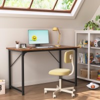 Huuger Computer Desk 40 Inch Office Desk Gaming Desk With Storage Writing Desk Work Desk For Home Office Study Modern Simpl