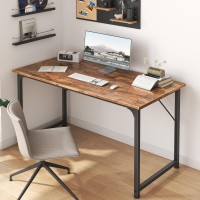 Huuger Computer Desk 40 Inch Office Desk Gaming Desk With Storage Writing Desk Work Desk For Home Office Study Modern Simpl