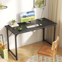 Huuger Computer Desk 40 Inch Office Desk Gaming Desk With Storage Writing Desk Work Desk For Home Office Study Modern Simpl