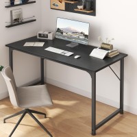 Huuger Computer Desk 40 Inch Office Desk Gaming Desk With Storage Writing Desk Work Desk For Home Office Study Modern Simpl