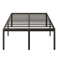 Yicensen 20 Inch Full Bed Frame Heavy Duty Full Size Platform Bed Frame With Rounded Corner Legs No Box Spring Needed Easy Asse