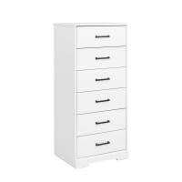 Prepac Rustic Ridge Farmhouse Dresser White Dresser For Bedroom Chest Of Drawers With 6 Drawers 185 D X 2375 W X 515