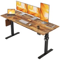 Agilestic Electric Standing Desk Large 60 X 24 Inches Height Adjustable Desk Sit Stand Up Desk For Work Office Home Ergonomic