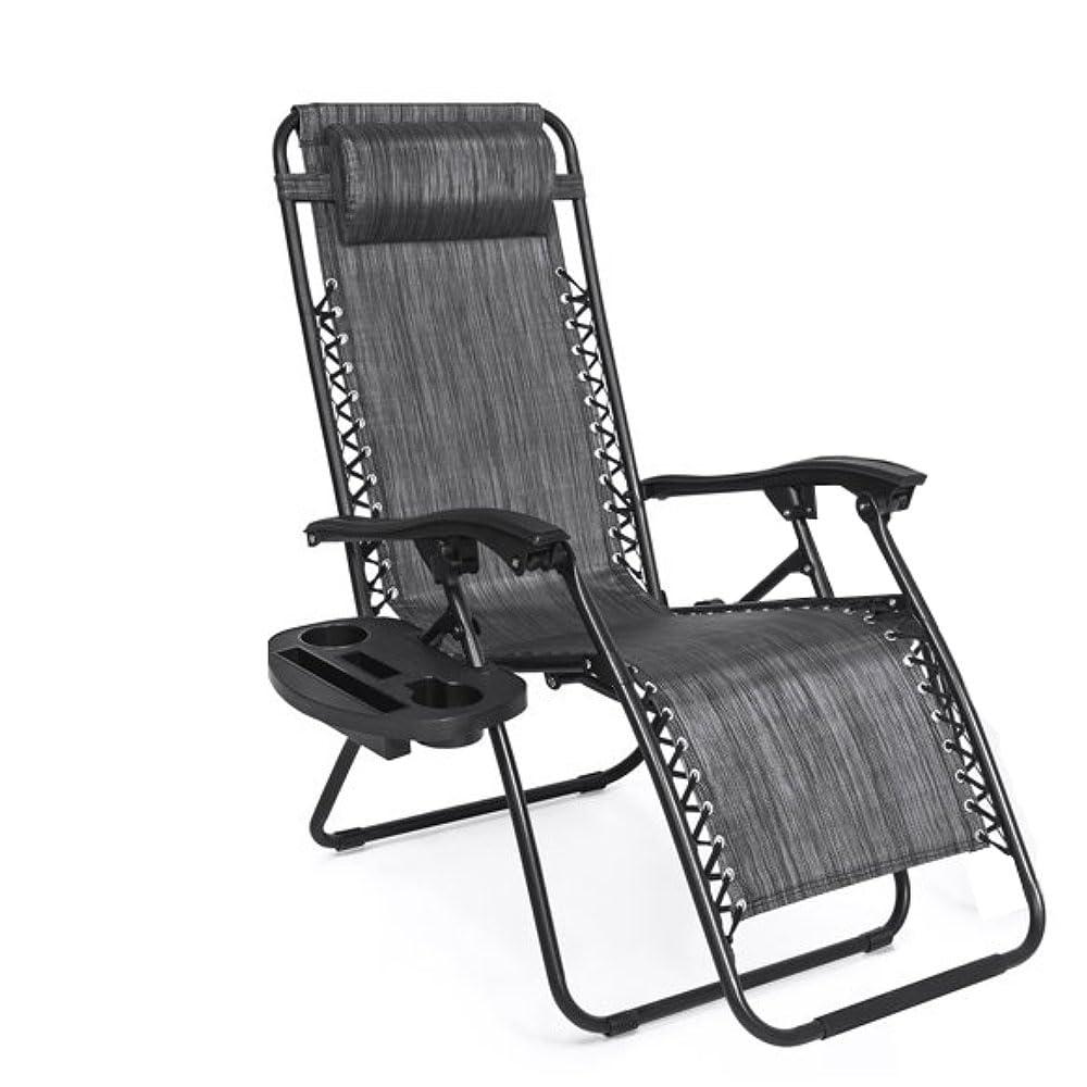 Ezone Zero Gravity Lounge Chairs Outdoor Adjustable Reclining Patio Chair Steel Mesh Folding Recliner For Pool Beach Camping Lou