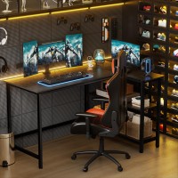 Woodynlux L Shaped Computer Desk Home Office Desk With Shelf Gaming Desk Corner Table For Work Writing And Study Spacesavi