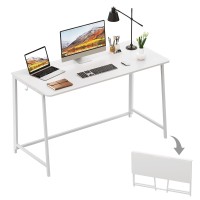 Wohomo Folding Desk 472 Foldable Computer Desk For Bedroom Space Saving Computer Table Writing Workstation For Home Office