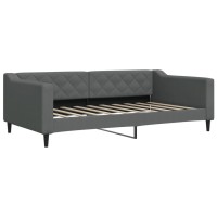 vidaXL Day Bed Dark Gray 39.4x74.8 Fabric