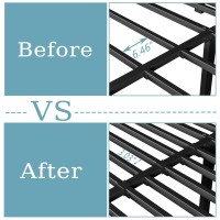 Hunlostten Metal Slats For Full Size Bed Full Bed Slats Replacement Enhance Support Easy Assembly