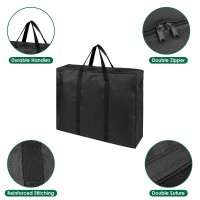 Loenel Folding Table Storage Bag Portable Carry Bag For 6Ft Folding Picniccamp Tables Dustproof Poker Table Cover 36 D X