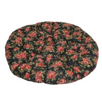 Blazing Needles Tufted Double Papasan Cushion, 44 X 44, Midnight Rose