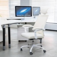 Qulomvs Ergonomic Office Chair Mesh Office Chair With Headrest And Backrest Computer Desk Chair 90135 Adjustable Home Office De