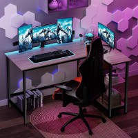 Woodynlux L Shaped Computer Desk 43 Inch Home Office Desk With Shelf Gaming Desk Corner Table For Work Writing And Study Sp