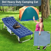 Docred Heavy Duty Tanning Chair With Face Hole  Adjustable 5-Position Folding Chaise Lounge Chairs For Outside  Portable Lay Flat Beach Lounge Chair For Outdoor Sunbathing Beach Pool Lawn Camping