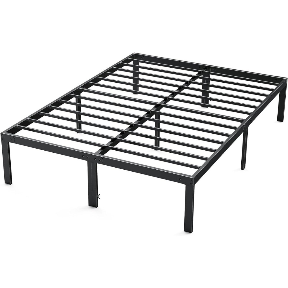 Dumos Bed Frame Full Size Metal Platform Bed Frame Mattress Foundation With Steel Slat Support No Box Spring Needed Storage