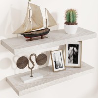 Fun Memories 24W X 93D Floating Shelves 93 Deep Wall Shelves Set Of 2 Farmhouse Rustic Wood Shelf 24 Inch Long Large Disp