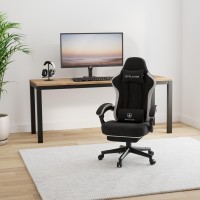 Gtplayer Gaming Chair Computer Office Chair With Pocket Spring Cushion Linkage Armrests And Footrest High Back Ergonomic Comp