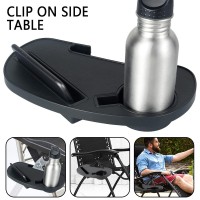 Gravity Chair Tray Recliner Side Cup Holder Removable Chair Cup Holder Portable Lawn Chair Side Table For Beach Fishing Trip Picnic Water Cups Snacks Storage