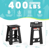 Acstep Folding Step Stool 175 Inch Heavy Duty Step Stool Foldable For Adults And Kids Collapsible Stepping Stool With Handle