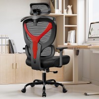 Winrise Office Chair Ergonomic Desk Chair Comfy Computer Chair Big And Tall Home Office Chair With Back Support Mesh Office Ch