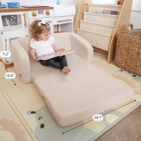 Sturdy Kids Couch And Chair For Fun Play Time Or Comfy Lounging The Perfect 2 In 1 Toddler Sofa Easily Unfolds Into A Super So