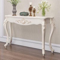 Yclty Vintage Entry Console Table - Victorian Style - Entryway Hallway Foyer Sofa Table With Legs - Decorative Furniture - Elegant Display (Size : 120X34X86Cm)