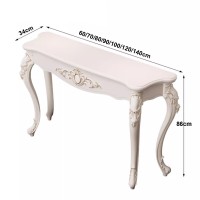 Yclty Vintage Entry Console Table - Victorian Style - Entryway Hallway Foyer Sofa Table With Legs - Decorative Furniture - Elegant Display (Size : 120X34X86Cm)