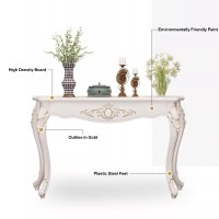 Yclty Vintage Entry Console Table - Victorian Style - Entryway Hallway Foyer Sofa Table With Legs - Decorative Furniture - Elegant Display (Size : 140X34X86Cm)