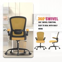 Office Chair Ergonomic Desk Chair With Adjustable Lumbar Support High Back Mesh Computer Chair With Flipup Armrestsbifma Pas