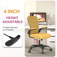 Office Chair Ergonomic Desk Chair With Adjustable Lumbar Support High Back Mesh Computer Chair With Flipup Armrestsbifma Pas