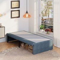 Upcanso 16 Inch Twin Bed Frames With Fabric Cover Metal Twin Platform Bed Frame With Storage Heavy Duty Mattress Foundation No