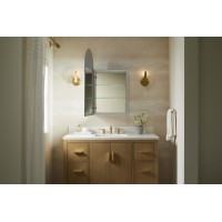 Kohler Embark Medicine Cabinet Deep Storage With Adjustable Shelves And Arch Mirrored Door 20 X 36