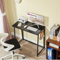 Wohomo Folding Desk 472 Foldable Computer Desk For Bedroom Space Saving Computer Table Writing Workstation For Home Office