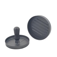 Momoxi Aluminum Burger Press Patty Maker With 200 Patty Papers Hamburger Patty Maker (Black)