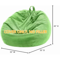 Nobildonna Bean Bag Chair Cover No Filler For Kids And Adults Extra Large 300L Bean Bag Stuffed Animal Storage Washable Soft