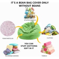 Nobildonna Bean Bag Chair Cover No Filler For Kids And Adults Extra Large 300L Bean Bag Stuffed Animal Storage Washable Soft