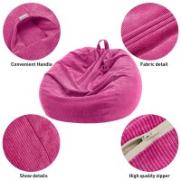 Nobildonna Bean Bag Chair Cover No Filler For Kids And Adults Extra Large 300L Bean Bag Stuffed Animal Storage Washable Soft