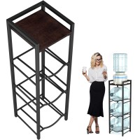 5 Gallon Water Jug Holder With Top Shelves 4Tier Water Jug Holder Water Cooler Jug Rack Water Jug Dispenser Stand Water Hold