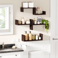 Sriwatana Floating Shelves For Wall Wall Shelves For Bathroom Bedroom Living Room Kitchen Office Wood Shelves For Wall Dec