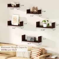 Sriwatana Floating Shelves For Wall Wall Shelves For Bathroom Bedroom Living Room Kitchen Office Wood Shelves For Wall Dec