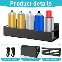 2 Pcs Magnetic Aerosol Spray Can Holder Magnet Toolbox Bottle Holder Wall Mounted Spray Bottle Rack Mechanic Paint Bottle Can