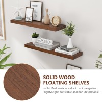 30 Inch Floating Shelves Rustic Wood Floating Shelves For Wall Set Of 2 30 Long Wooden Wall Shelves For Living Room Bedroom