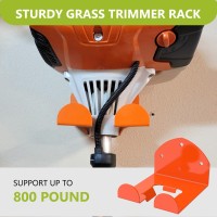 Fixirons Garage Organizer Grass Trimmer Rack Heavy Duty Weed Eater Hanger Trimmer Hanger Garden Power Tool Hanger For Grass Trim