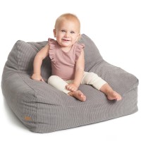 Zicoto Soft Memory Foam Bean Bag Chair For Toddlers Trendy Kids Chair And Baby Lounger For Nursery Playroom Or Living Room D