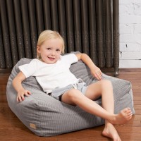 Zicoto Soft Memory Foam Bean Bag Chair For Toddlers Trendy Kids Chair And Baby Lounger For Nursery Playroom Or Living Room D